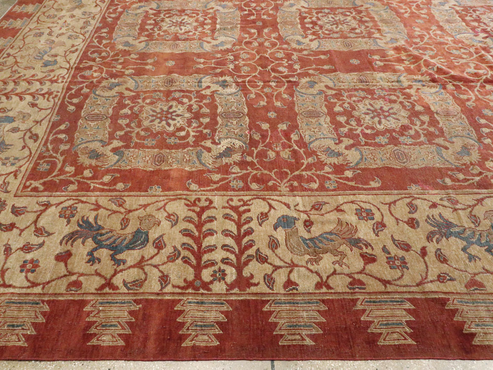 Antique Indian Lahore Carpet, No.8607 - Galerie Shabab