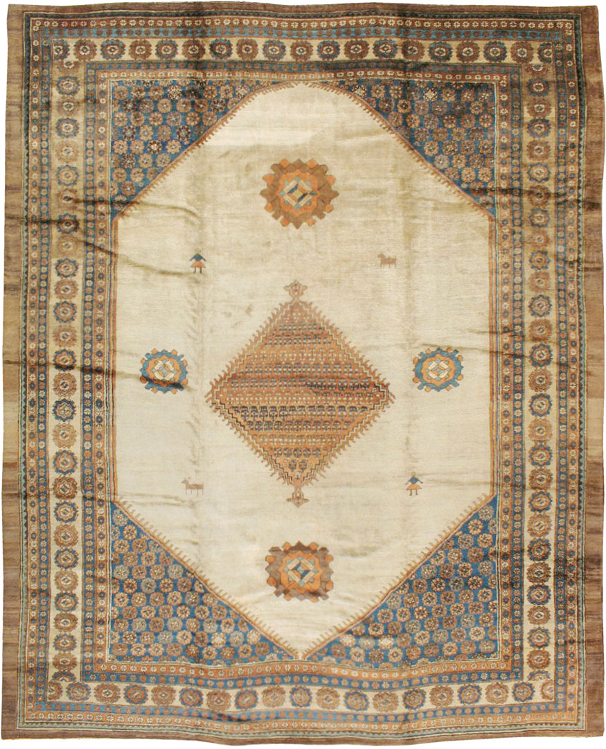 Antique Persian Bakshaish Carpet, No.8610 - Galerie Shabab