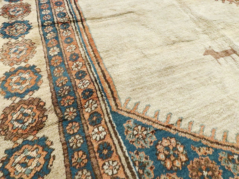 Antique Persian Bakshaish Carpet, No.8610 - Galerie Shabab