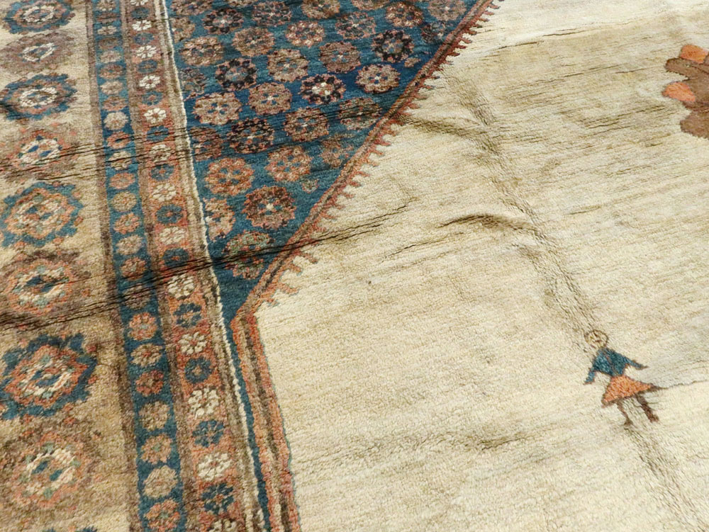 Antique Persian Bakshaish Carpet, No.8610 - Galerie Shabab