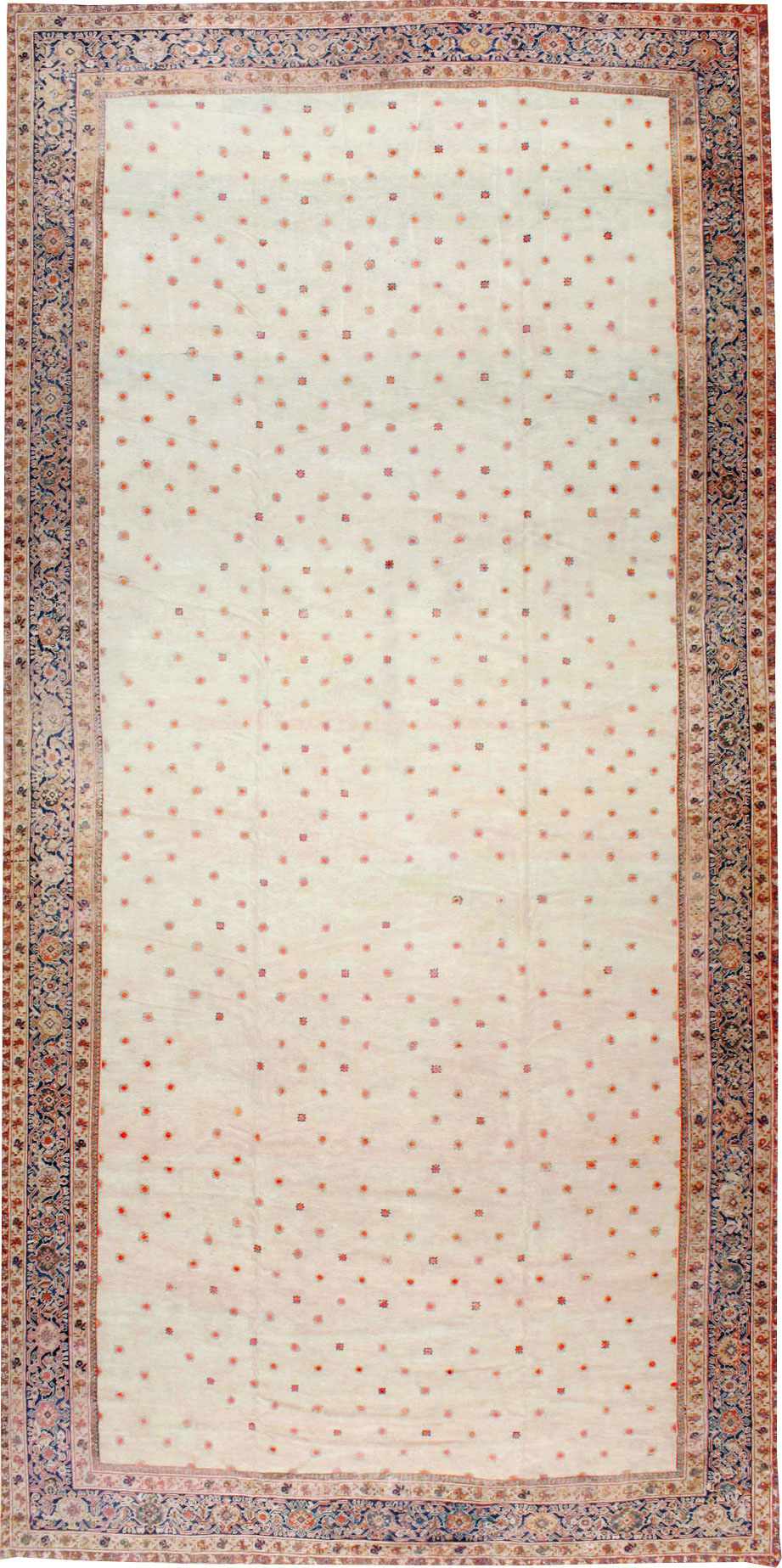 Antique Persian Mahal Carpet, No.8611 - Galerie Shabab