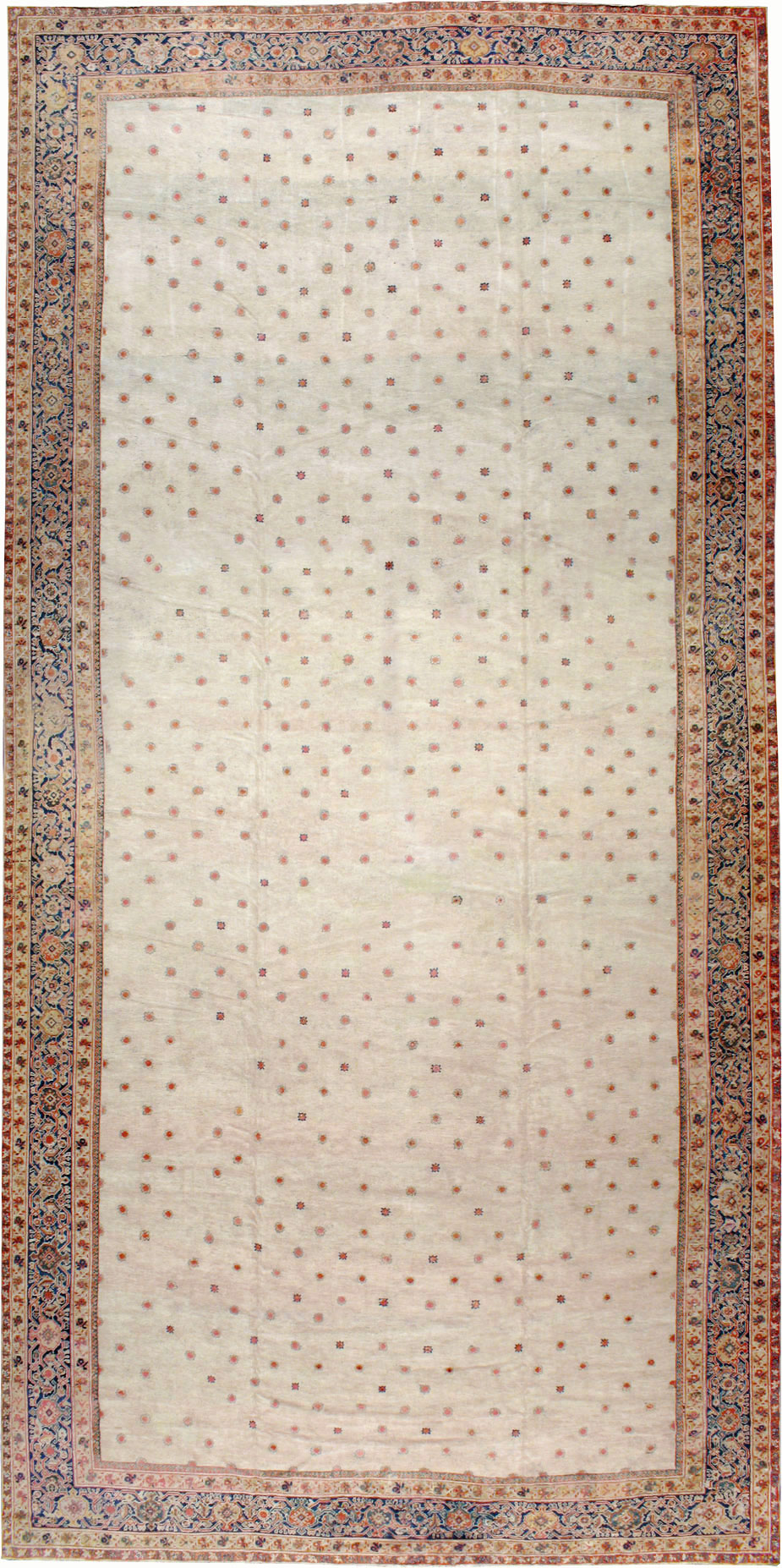 Antique Persian Mahal Carpet, No.8611 - Galerie Shabab