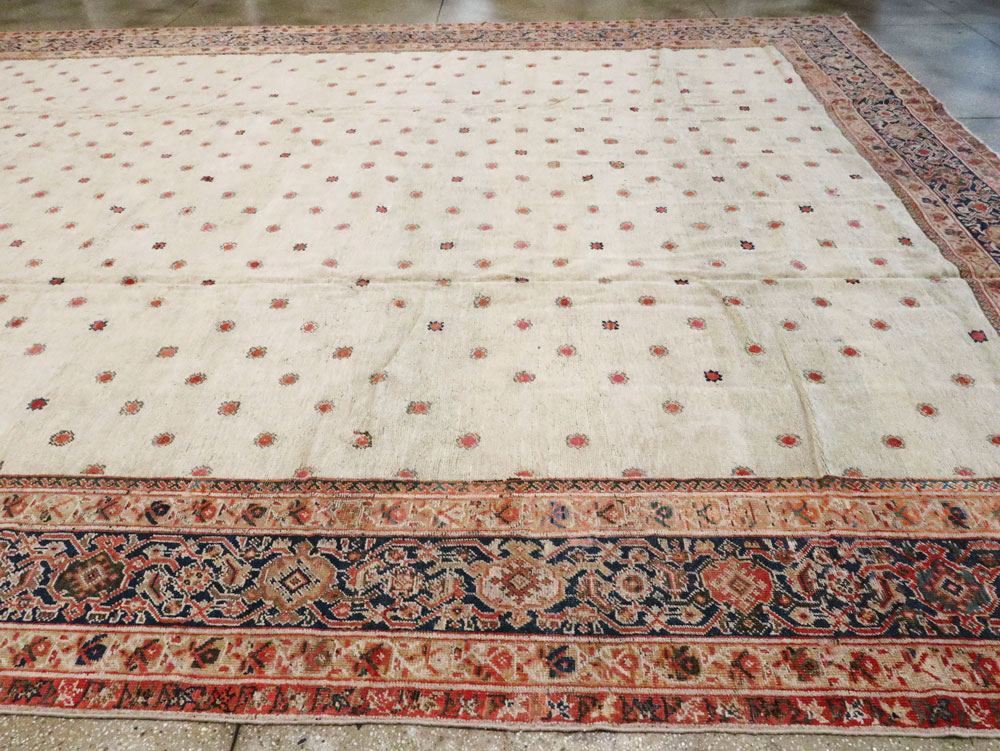 Antique Persian Mahal Carpet, No.8611 - Galerie Shabab