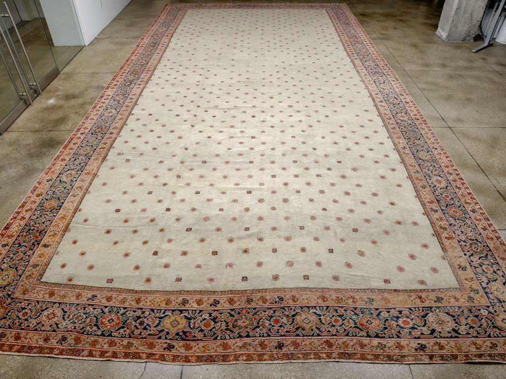 Antique Persian Mahal Carpet, No.8611 - Galerie Shabab