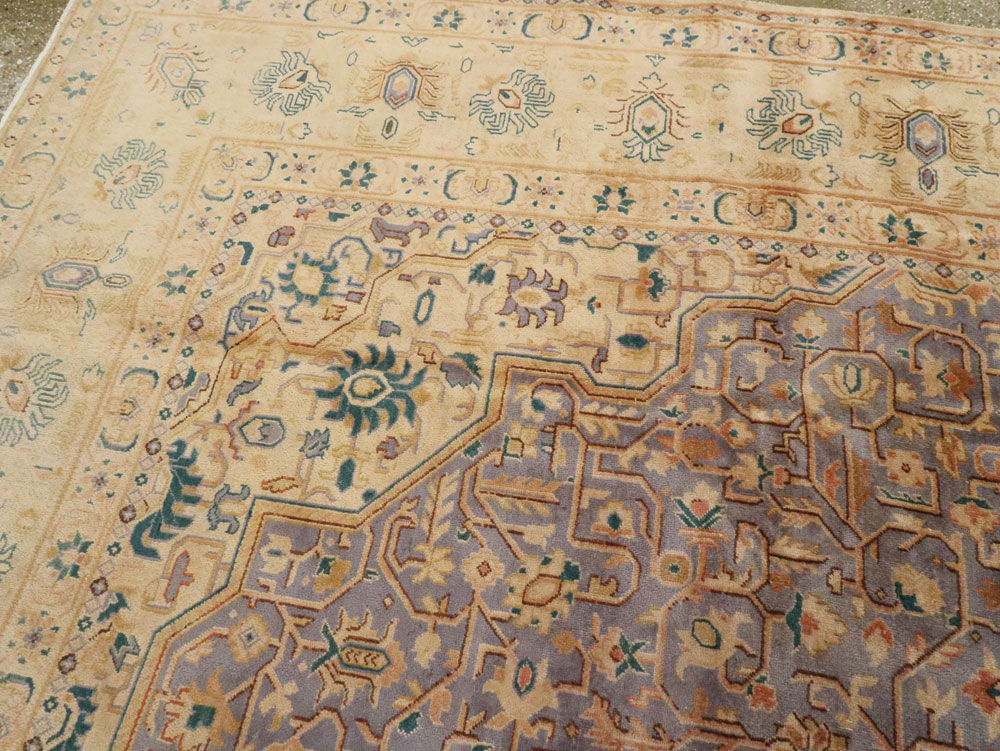 Vintage Persian Kashan Carpet, No.8651 - Galerie Shabab