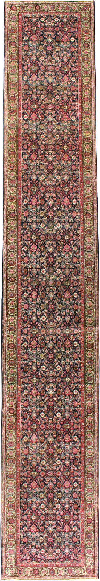 Antique Persian Fereghan Long Runner, No.8652 - Galerie Shabab