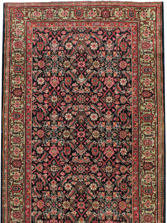 Antique Persian Fereghan Long Runner, No.8652 - Galerie Shabab