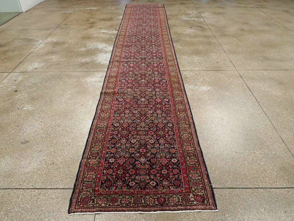 Antique Persian Fereghan Long Runner, No.8652 - Galerie Shabab