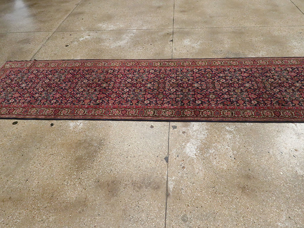 Antique Persian Fereghan Long Runner, No.8652 - Galerie Shabab