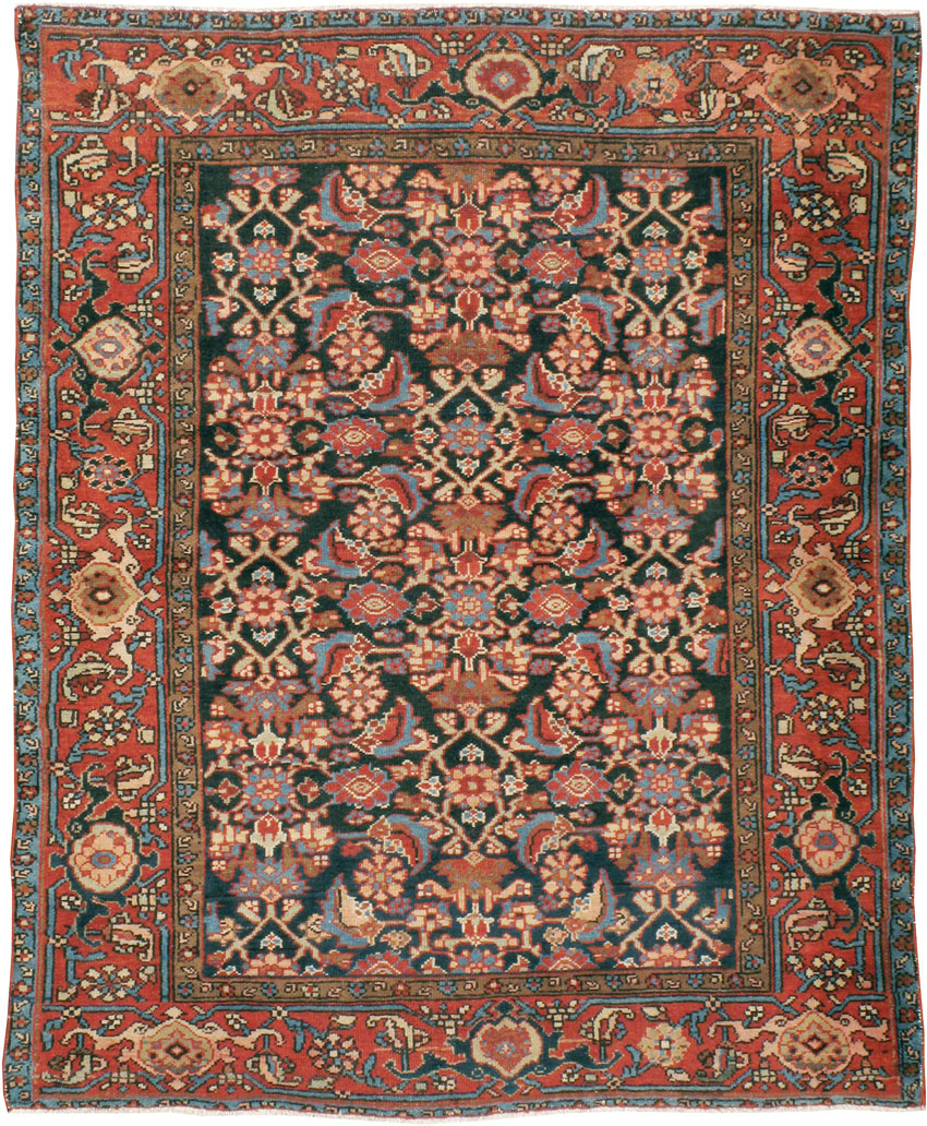 Antique Persian Heriz Rug, No.8671 - Galerie Shabab