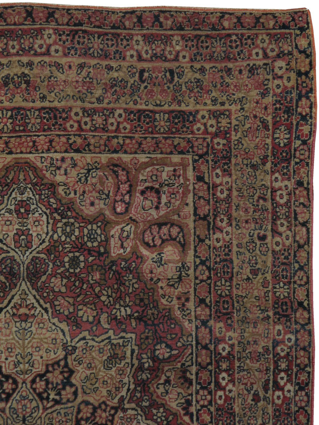 Antique Persian Lavar Kerman Rug, No.8674 - Galerie Shabab