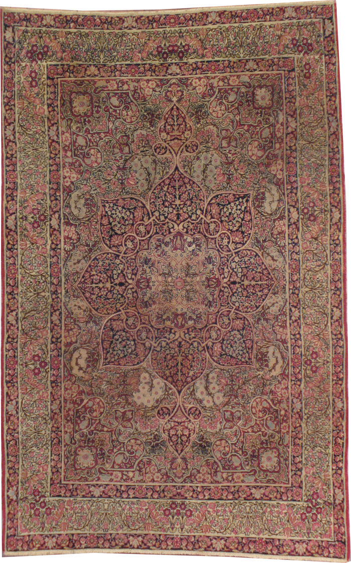 Antique Persian Lavar Kerman Rug, No.8681 - Galerie Shabab