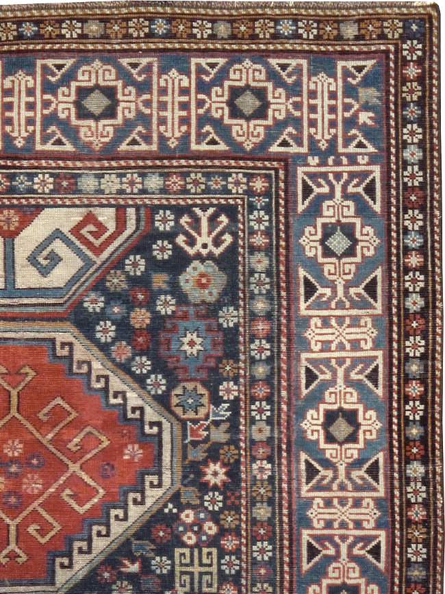 Antique Caucasian Shirvan Rug, No.8687 - Galerie Shabab