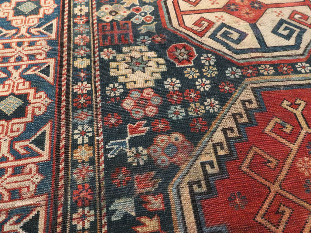 Antique Caucasian Shirvan Rug, No.8687 - Galerie Shabab