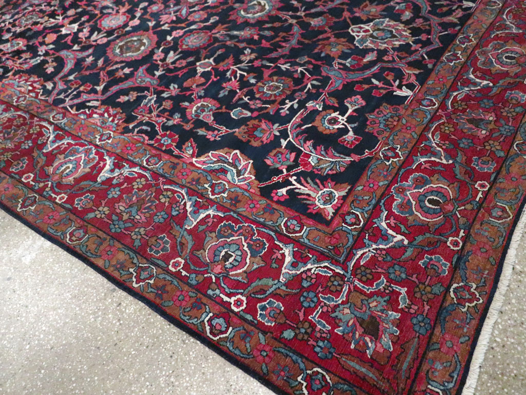 Antique Persian Lavar Kerman Carpet, No.8700 - Galerie Shabab