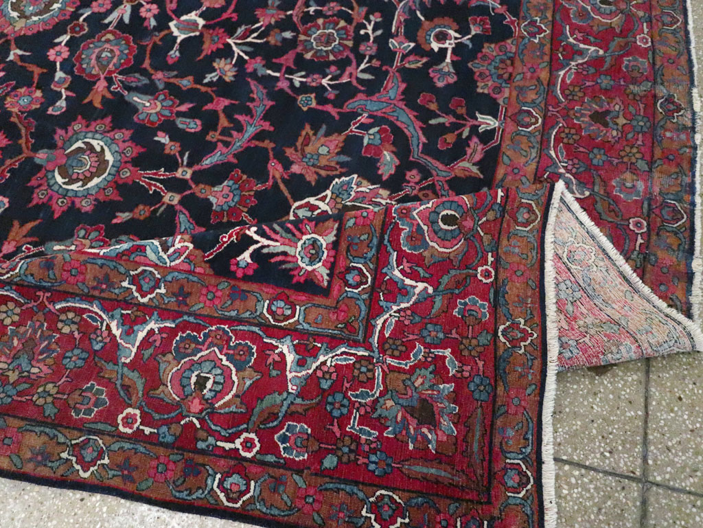 Antique Persian Lavar Kerman Carpet, No.8700 - Galerie Shabab