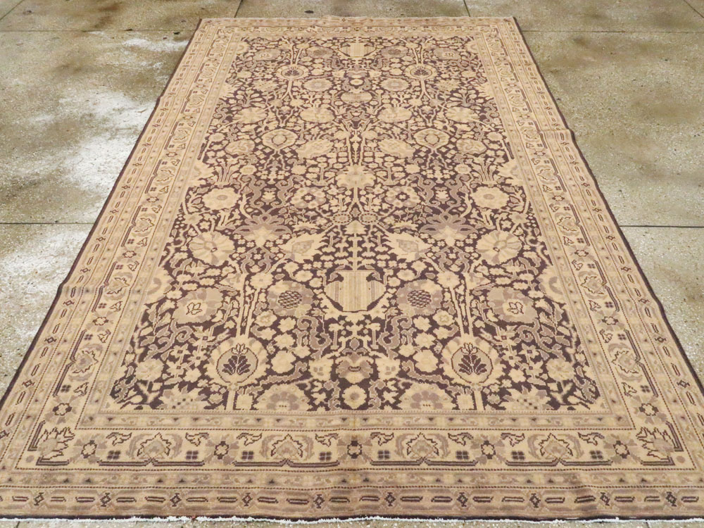 Vintage Indian Lahore Accent Carpet, No.8702 - Galerie Shabab