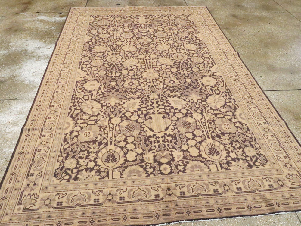 Vintage Indian Lahore Accent Carpet, No.8702 - Galerie Shabab