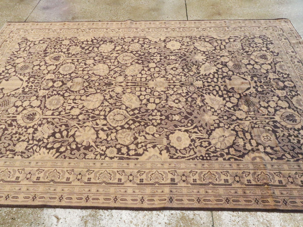 Vintage Indian Lahore Accent Carpet, No.8702 - Galerie Shabab