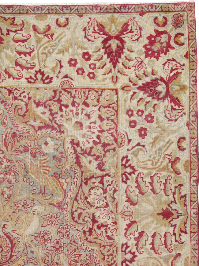 Antique Persian Lavar Kerman Rug, No.8706 - Galerie Shabab