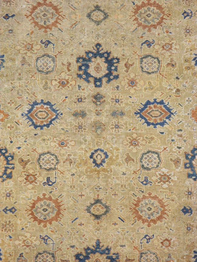 Vintage Persian Mahal Carpet, No.8727 - Galerie Shabab