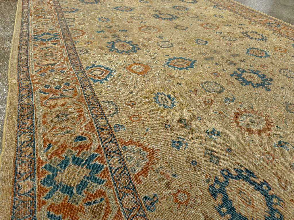 Vintage Persian Mahal Carpet, No.8727 - Galerie Shabab