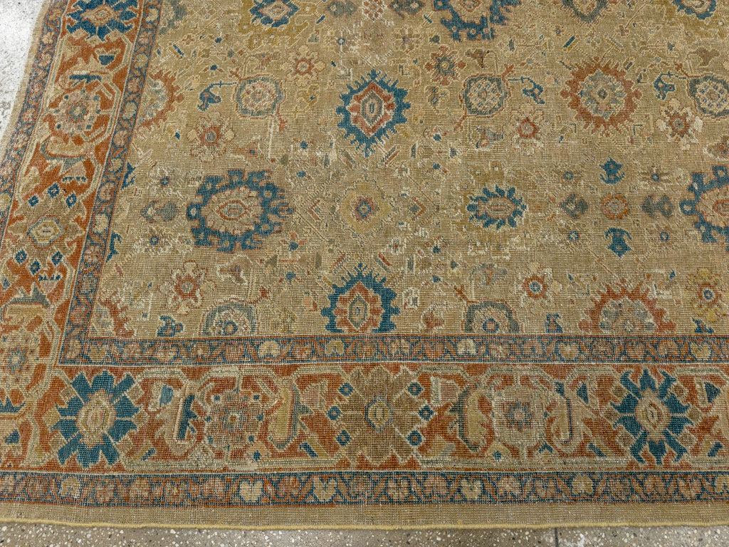 Vintage Persian Mahal Carpet, No.8727 - Galerie Shabab