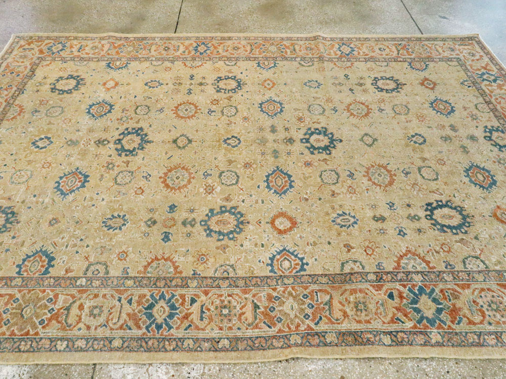 Vintage Persian Mahal Carpet, No.8727 - Galerie Shabab