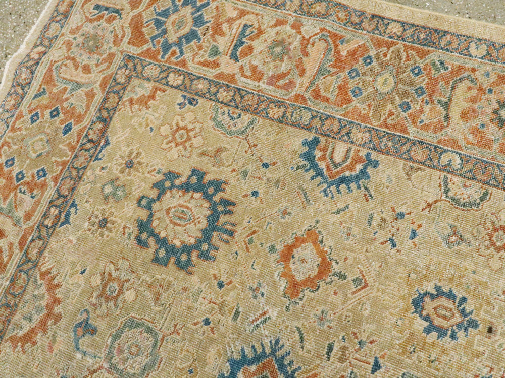Vintage Persian Mahal Carpet, No.8727 - Galerie Shabab