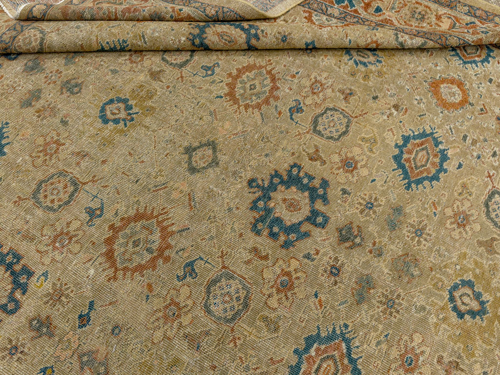 Vintage Persian Mahal Carpet, No.8727 - Galerie Shabab