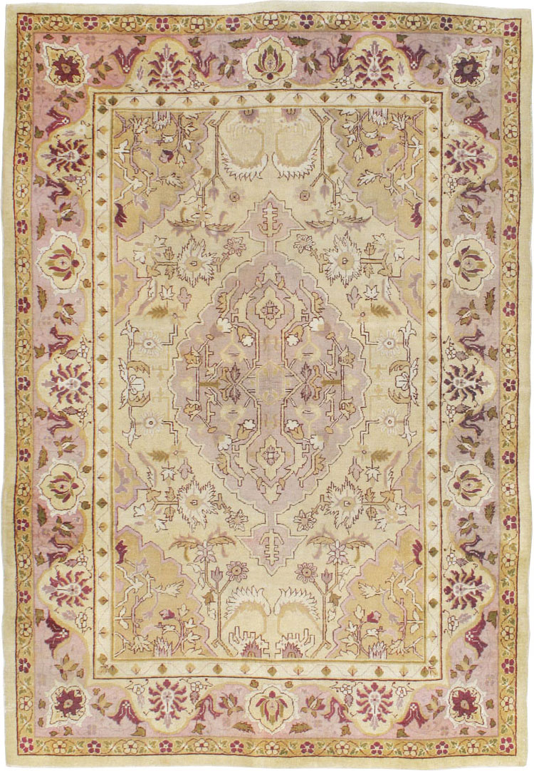 Antique Indian Agra Carpet, No.8730 - Galerie Shabab
