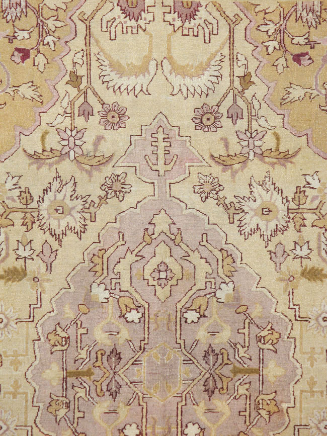 Antique Indian Agra Carpet, No.8730 - Galerie Shabab