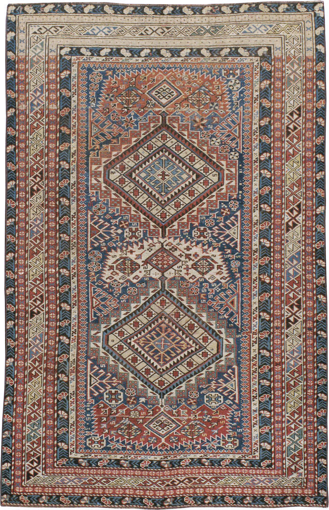 Antique Caucasian Shirvan Rug, No.8742 - Galerie Shabab