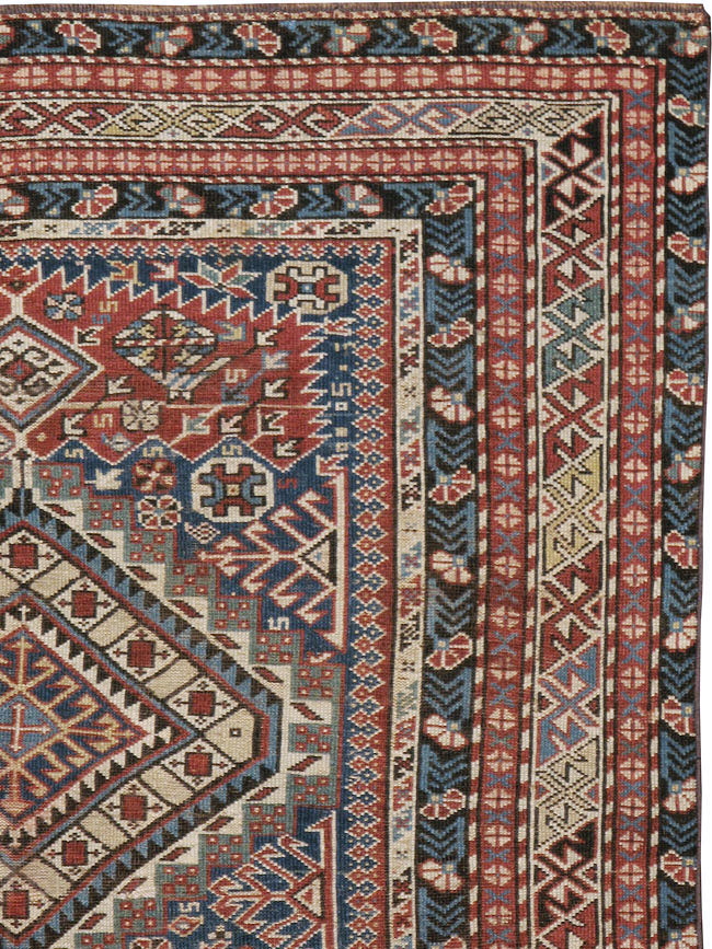 Antique Caucasian Shirvan Rug, No.8742 - Galerie Shabab