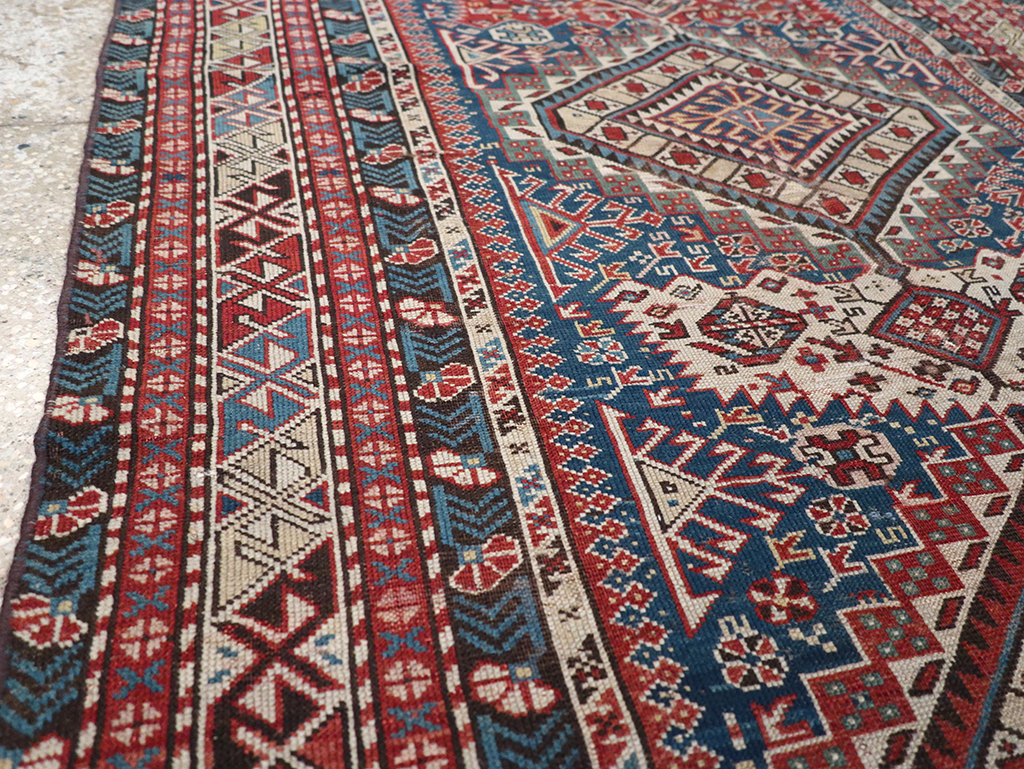 Antique Caucasian Shirvan Rug, No.8742 - Galerie Shabab