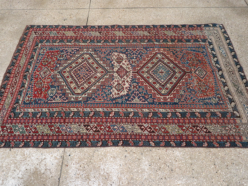Antique Caucasian Shirvan Rug, No.8742 - Galerie Shabab