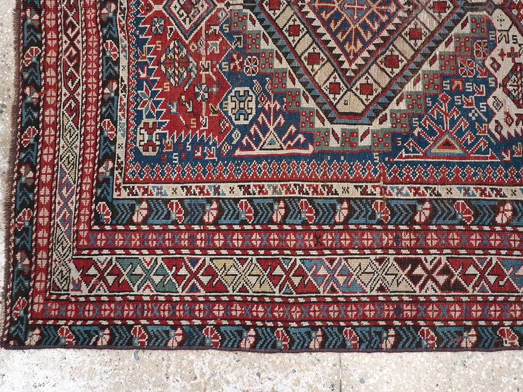 Antique Caucasian Shirvan Rug, No.8742 - Galerie Shabab
