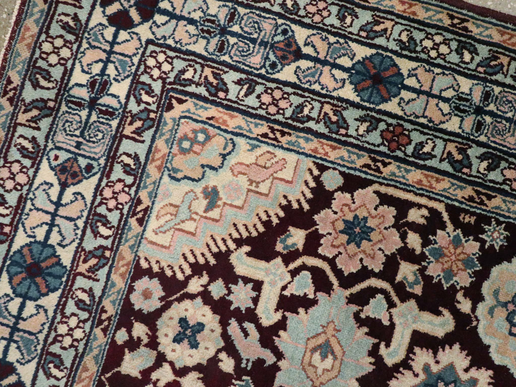 Antique Indian Agra Rug, No.8745 - Galerie Shabab