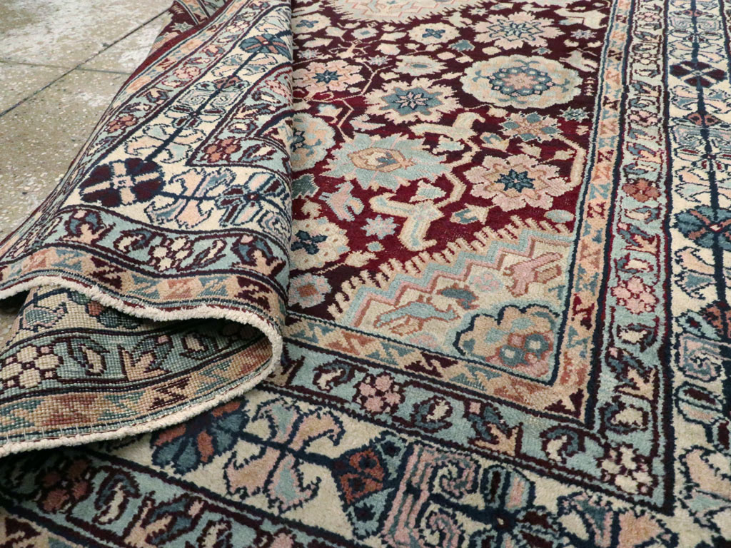 Antique Indian Agra Rug, No.8745 - Galerie Shabab