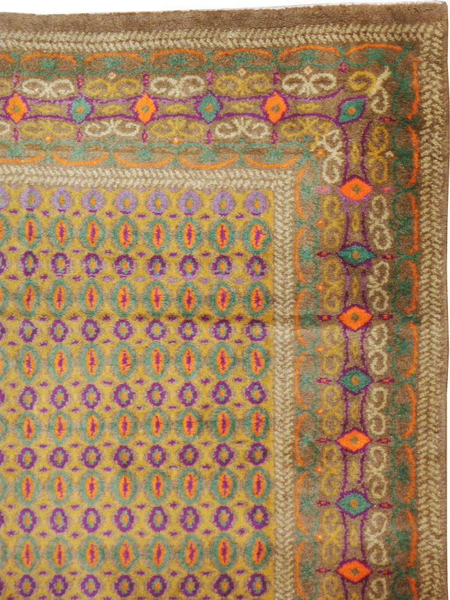 Vintage Indian Lahore Rug, No.8748 - Galerie Shabab