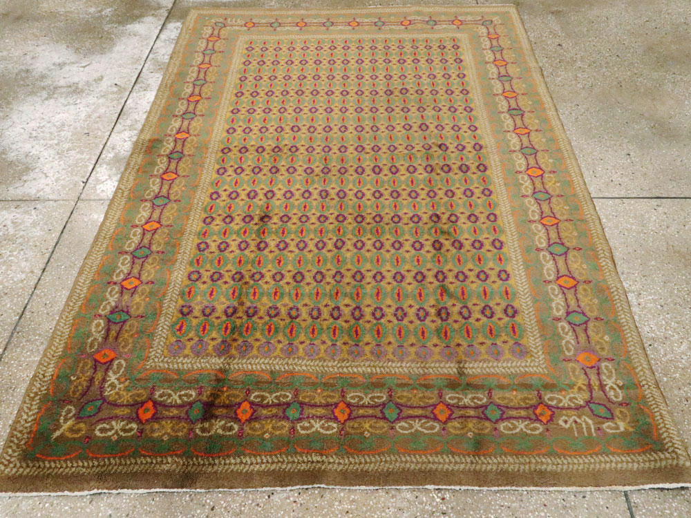 Vintage Indian Lahore Rug, No.8748 - Galerie Shabab