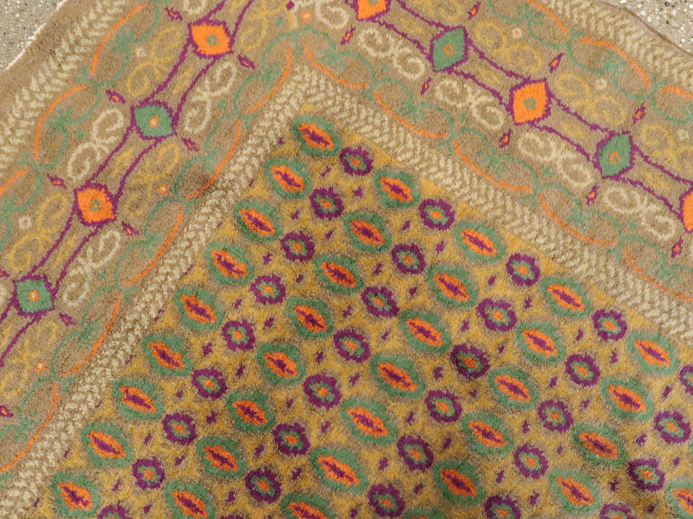 Vintage Indian Lahore Rug, No.8748 - Galerie Shabab