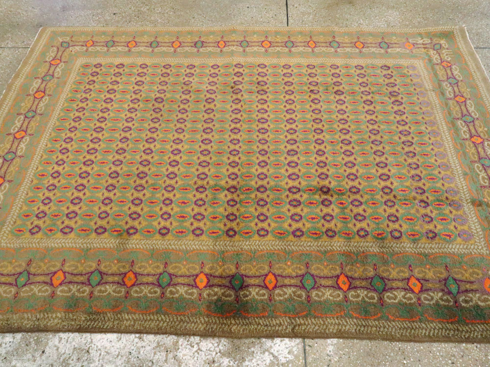 Vintage Indian Lahore Rug, No.8748 - Galerie Shabab
