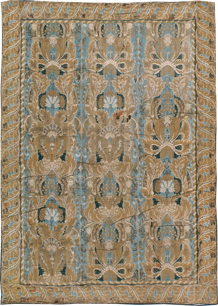 Antique European Chenille Carpet, No.8771 - Galerie Shabab