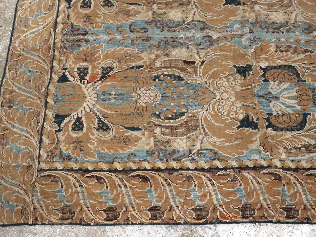 Antique European Chenille Carpet, No.8771 - Galerie Shabab
