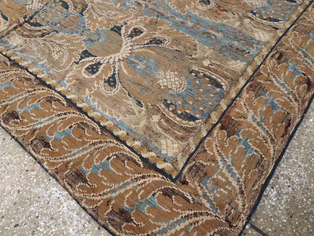 Antique European Chenille Carpet, No.8771 - Galerie Shabab