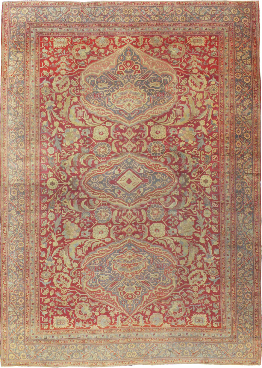 Vintage Turkish Herekeh Carpet, No.8781 - Galerie Shabab