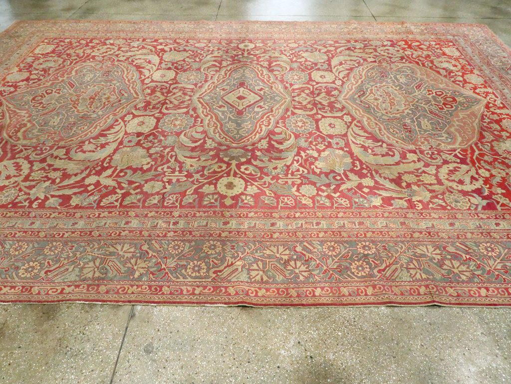 Vintage Turkish Herekeh Carpet, No.8781 - Galerie Shabab
