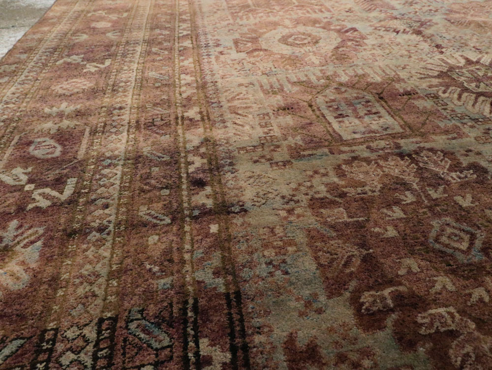 Antique Indian Agra Gallery Carpet, No.8782 - Galerie Shabab