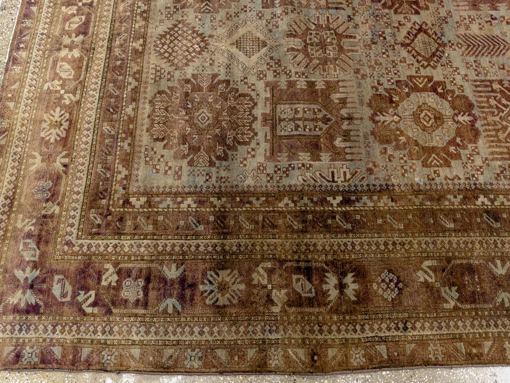 Antique Indian Agra Gallery Carpet, No.8782 - Galerie Shabab